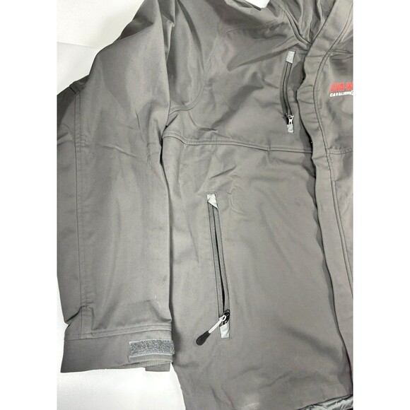 UVA-Wise Cavaliers Under Armour 2XL Grey Hooded Insulated Full Zip Jacket - Picture 3 of 12